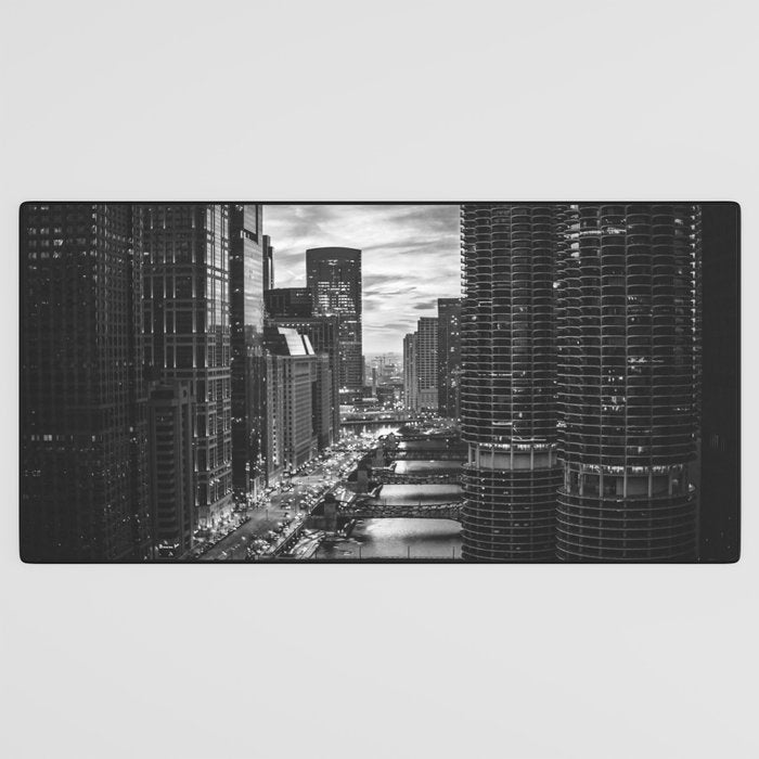 Chicago Skyline Desk Mat Gallery Image 3