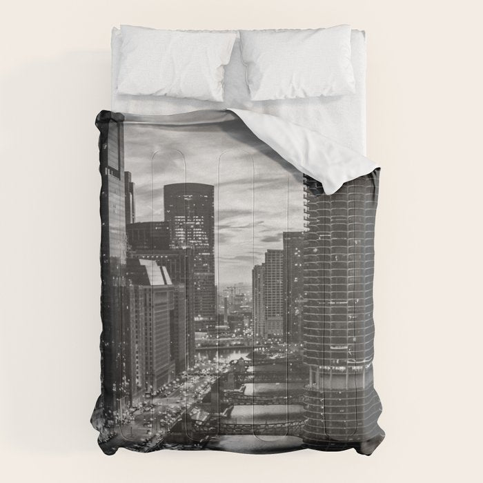 Chicago Skyline Comforter Gallery Image 6