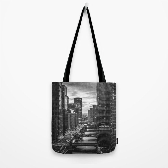 Chicago Skyline Tote Bag Gallery Image 2