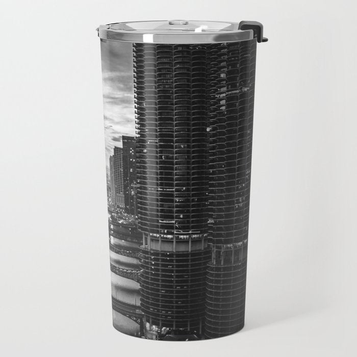 Chicago Skyline Travel Mug Gallery Image 2