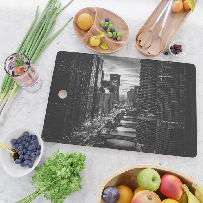 Chicago Skyline Cutting Board Gallery Image 2