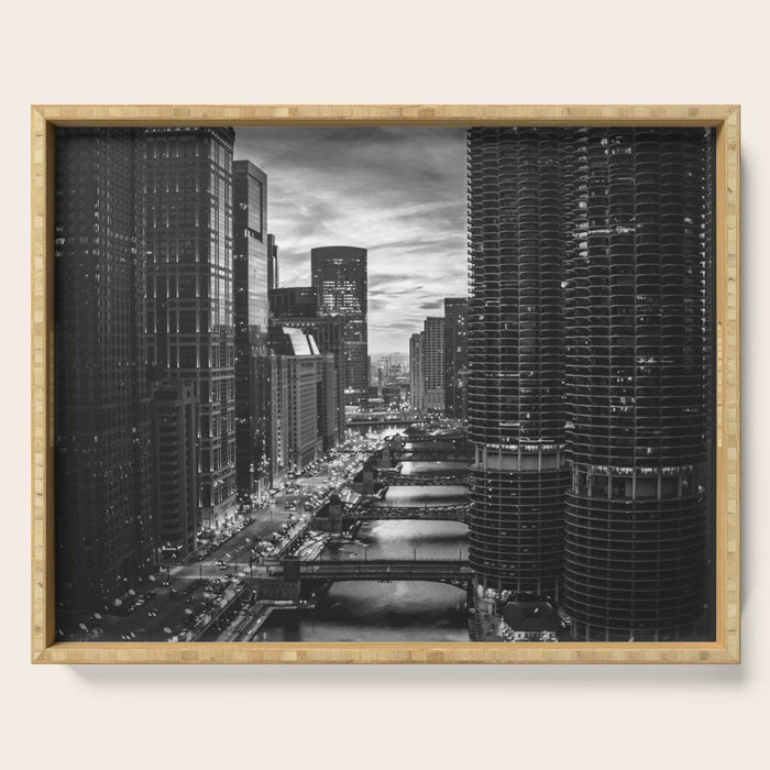 Chicago Skyline Serving Tray Gallery Image 1