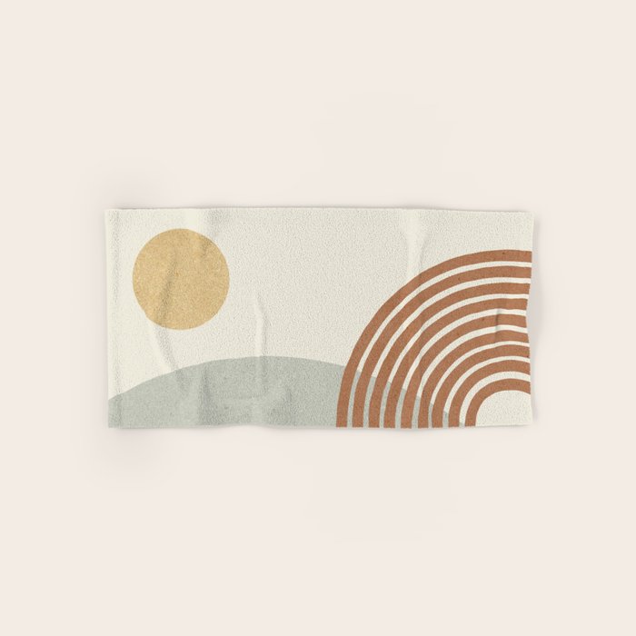 Sunny Hill - landscape Bath Towel Gallery Image 1