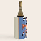 Striped Running Horses Wine Chiller Gallery Image 2