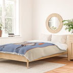 Striped Running Horses Duvet Cover Gallery Image 2