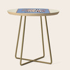 Striped Running Horses Side Table Gallery Image 1