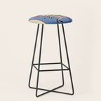 Striped Running Horses Stool Gallery Image 1