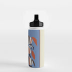 Striped Running Horses Water Bottle Gallery Image 2