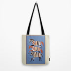 Striped Running Horses Tote Bag Gallery Image 2