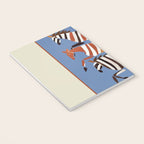 Striped Running Horses Notebook Gallery Image 3