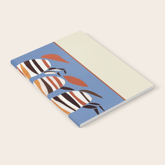 Striped Running Horses Notebook Gallery Image 1