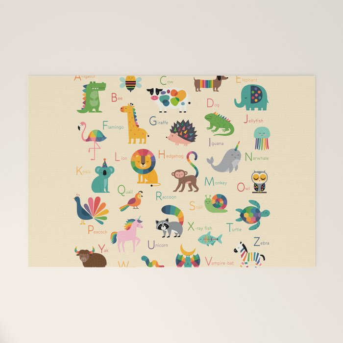 Rainbow Zoo Welcome Mat Gallery Image 1