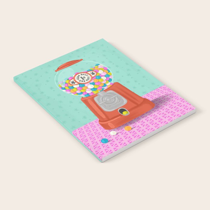 Retro Bubblegum Bliss Notebook Gallery Image 2