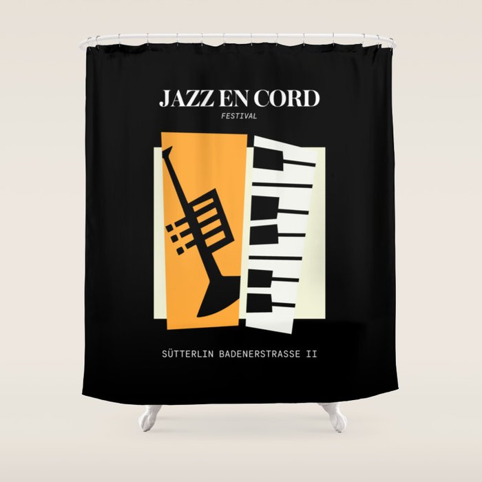 Jazz | Bauhaus II Shower Curtain Gallery Image 1