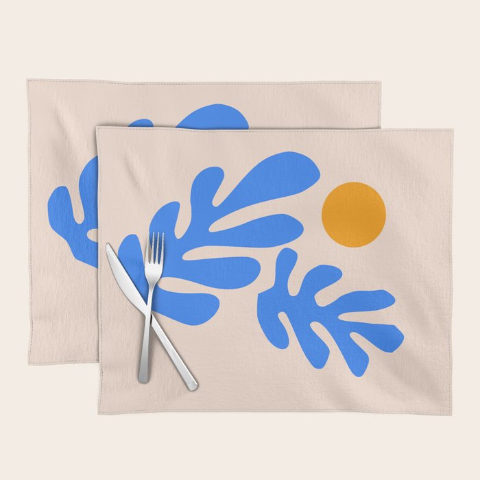 Henri Matisse - Leaves - Blue Placemat Gallery Image 1