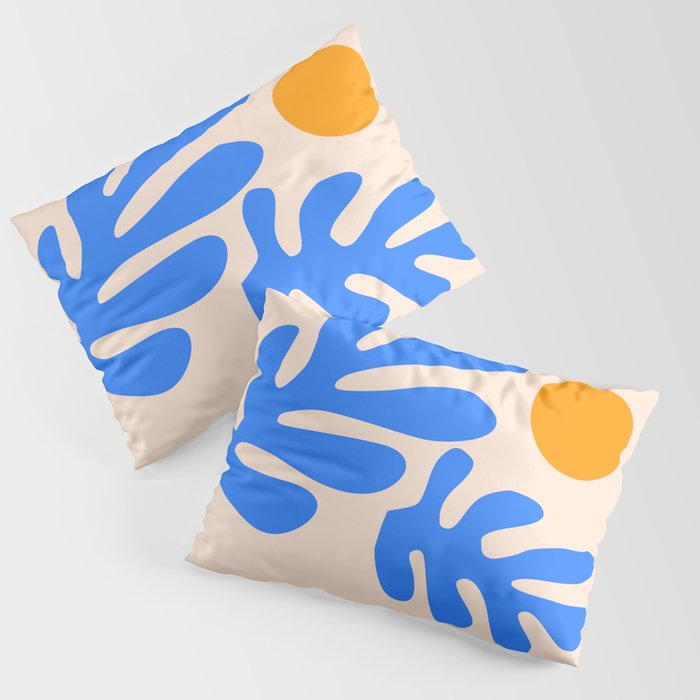 Henri Matisse - Leaves - Blue Pillow Sham Gallery Image 3