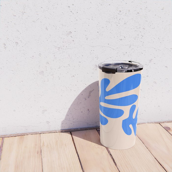 Henri Matisse - Leaves - Blue Travel Mug Gallery Image 4