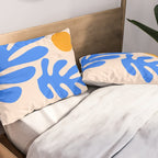 Henri Matisse - Leaves - Blue Pillow Sham Gallery Image 2