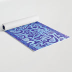 Blue Egyptian Series Patterned Pillow Yoga Mat Gallery Image 2
