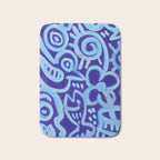 Blue Egyptian Series Patterned Pillow Bath Mat Gallery Image 1