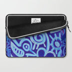 Blue Egyptian Series Patterned Pillow Laptop Sleeve Gallery Image 2