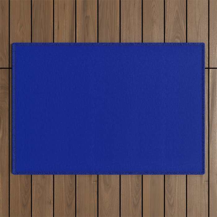 Solid Shades - Indigo Outdoor Rug Gallery Image 1