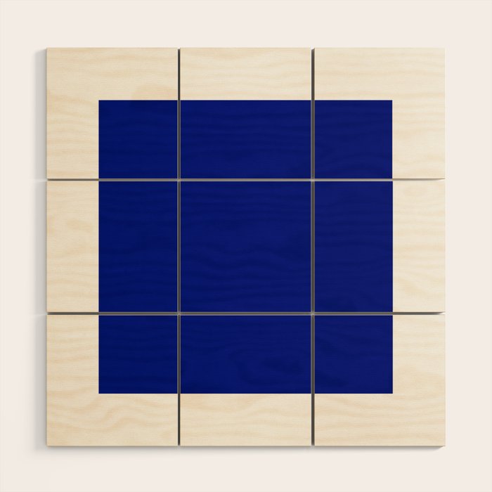 Solid Shades - Indigo Wood Wall Art Gallery Image 1
