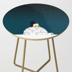 Star gazing - Penguin's dream of flying Side Table Gallery Image 2