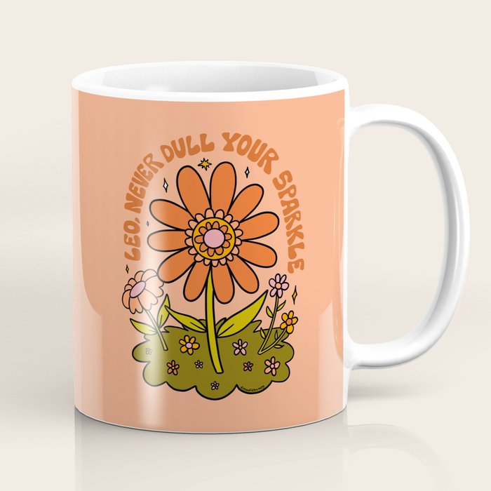Leo Flower Coffee Mug Gallery Image 1
