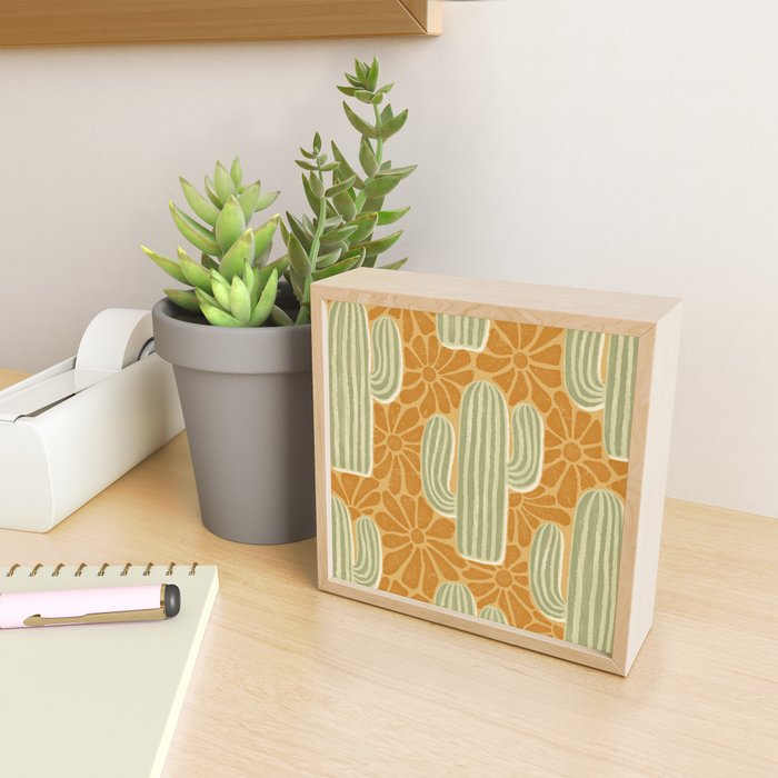 Sonora - gold and sage Mini Art Print Gallery Image 2