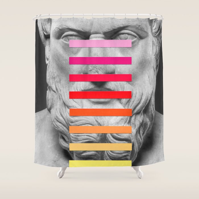 Sculpture With A Spectrum 2 Shower Curtain Gallery Image 1