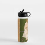 Portrait of Raja Bikramajit Mughal Watercolor Art Water Bottle Gallery Image 1