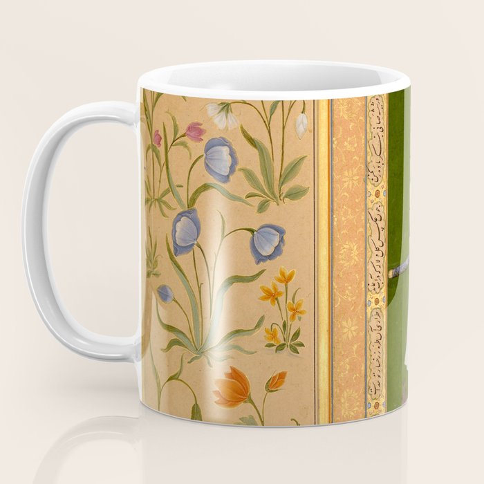 Portrait of Raja Bikramajit Mughal Watercolor Art Coffee Mug Gallery Image 3