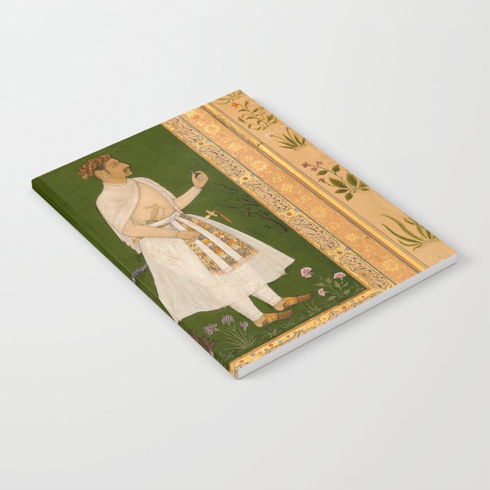 Portrait of Raja Bikramajit Mughal Watercolor Art Notebook Gallery Image 1