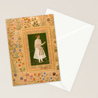 Portrait of Raja Bikramajit Mughal Watercolor Art Stationery Card Gallery Image 2