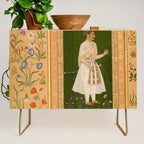 Portrait of Raja Bikramajit Mughal Watercolor Art Credenza Gallery Image 1