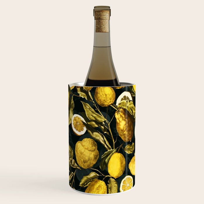 Lemon and Leaf Pattern V Wine Chiller Gallery Image 1