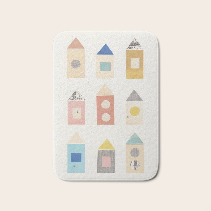 Paper City #1 Bath Mat Gallery Image 1