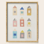 Paper City #1 Serving Tray Gallery Image 1
