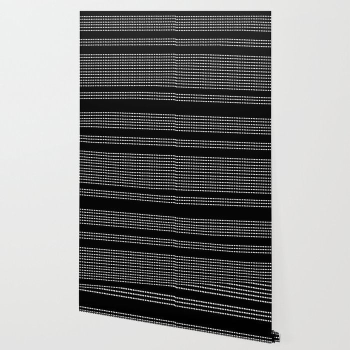 Spotted, African Pattern in Black and White Wallpaper Gallery Image 2