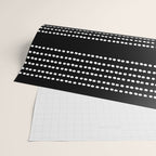 Spotted, African Pattern in Black and White Wrapping Paper Gallery Image 2