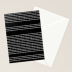 Spotted, African Pattern in Black and White Stationery Card Gallery Image 2