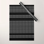 Spotted, African Pattern in Black and White Wrapping Paper Gallery Image 1