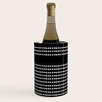 Spotted, African Pattern in Black and White Wine Chiller Gallery Image 2