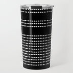 Spotted, African Pattern in Black and White Travel Mug Gallery Image 1