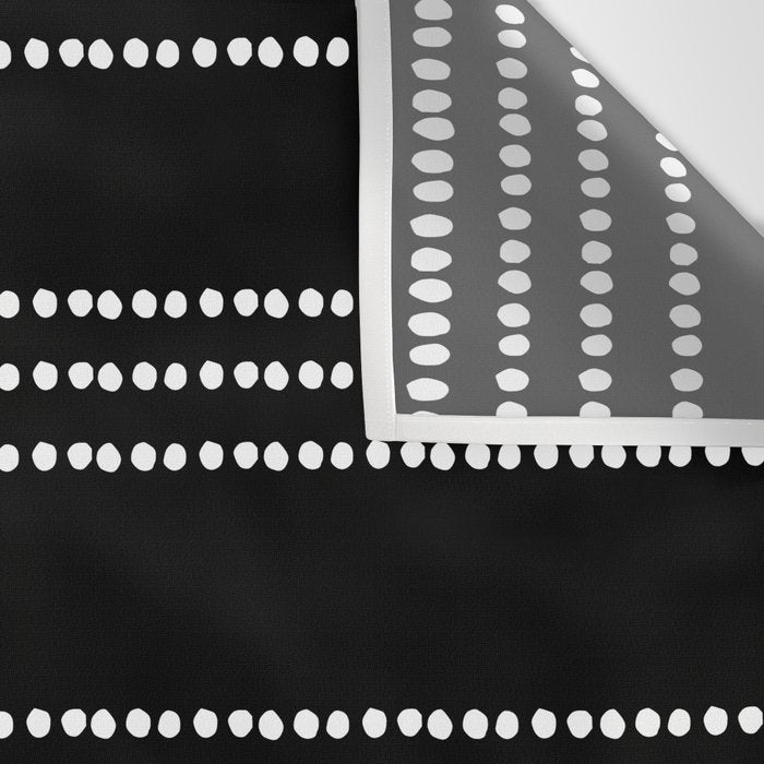 Spotted, African Pattern in Black and White Wall Tapestry Gallery Image 3