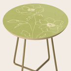 Line Drawing Flowers 2 Side Table Gallery Image 2
