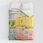 Swimming in Palm Springs - Travel Photography Duvet Cover Gallery Image 6