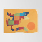 Squares Cat Rug Gallery Image 2