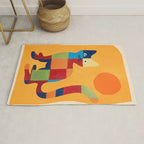 Squares Cat Rug Gallery Image 1